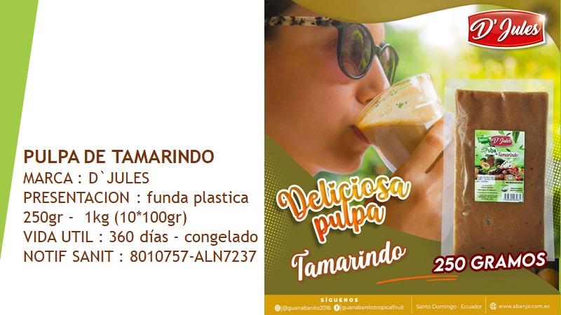 Pulpa tamarindo